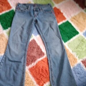 Silver Aiko Light Denim Jeans, Y2k, Low Rise Size 29